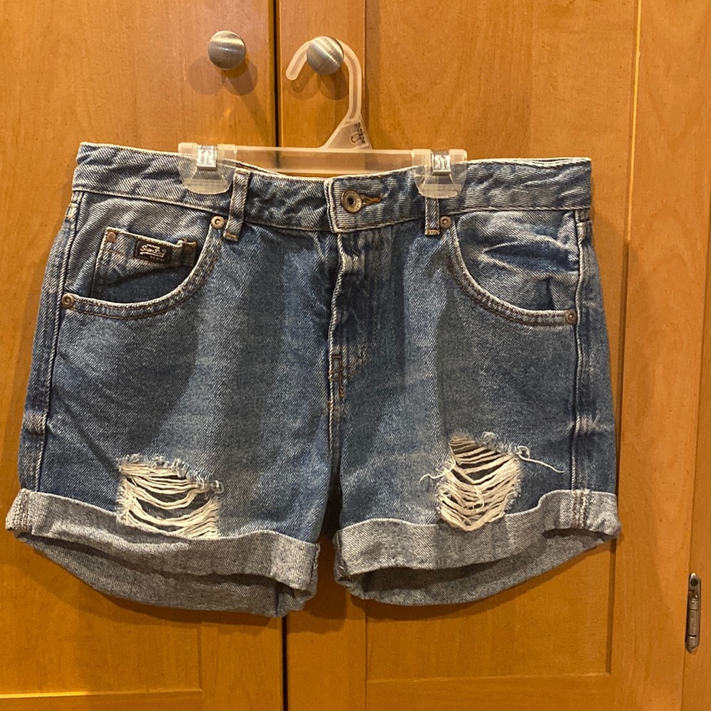 Denim shorts